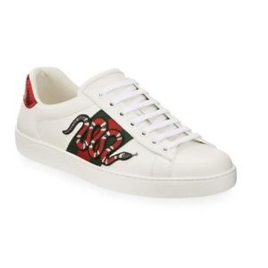 gucci white sneakers mens